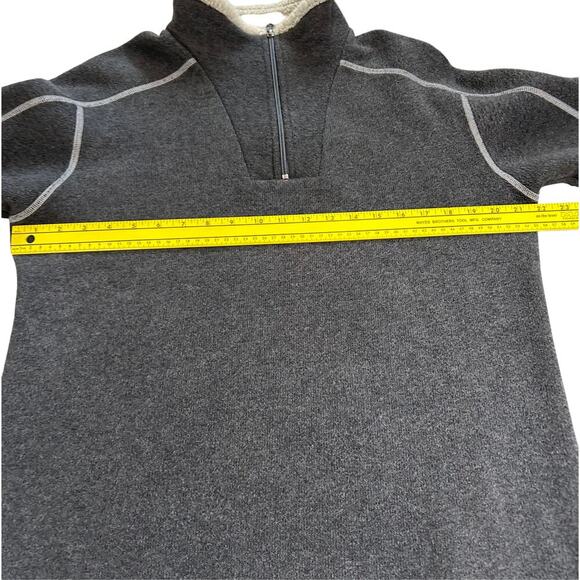 KUHL Women’s Alfpaca 1/4 Zip Gray Pullover Fleece Size L Ourdoors Activewear - Picture 6 of 8